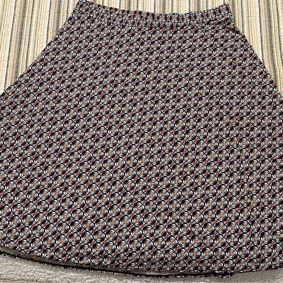 George Dresses & Skirts - George Stretch Women's XL Black White Pink Orange Geometric Knee Length Skirt